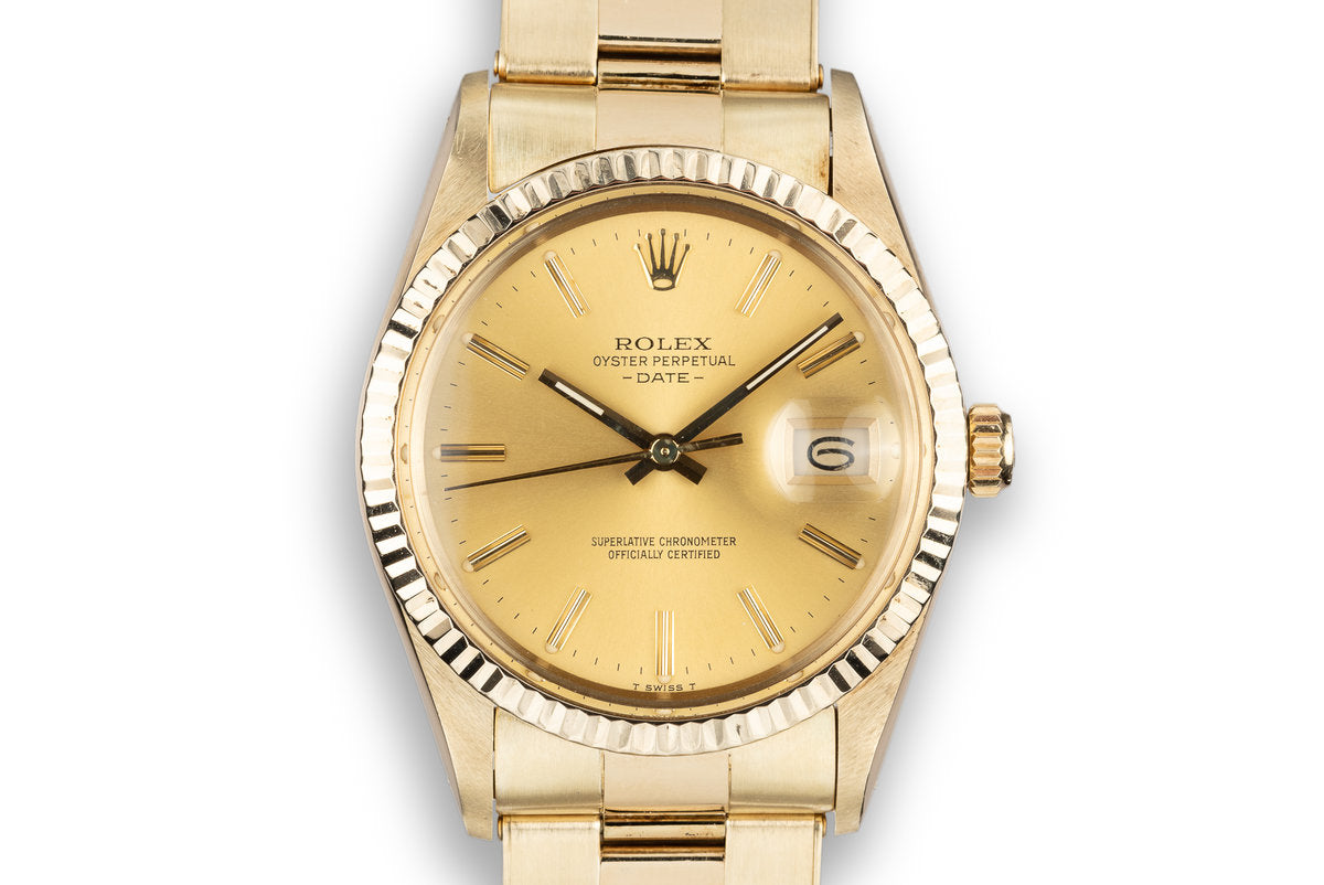 Rolex oyster perpetual date on sale 15037