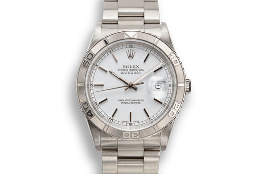 2002 Rolex DateJust "Thunderbird" 16264 White Dial