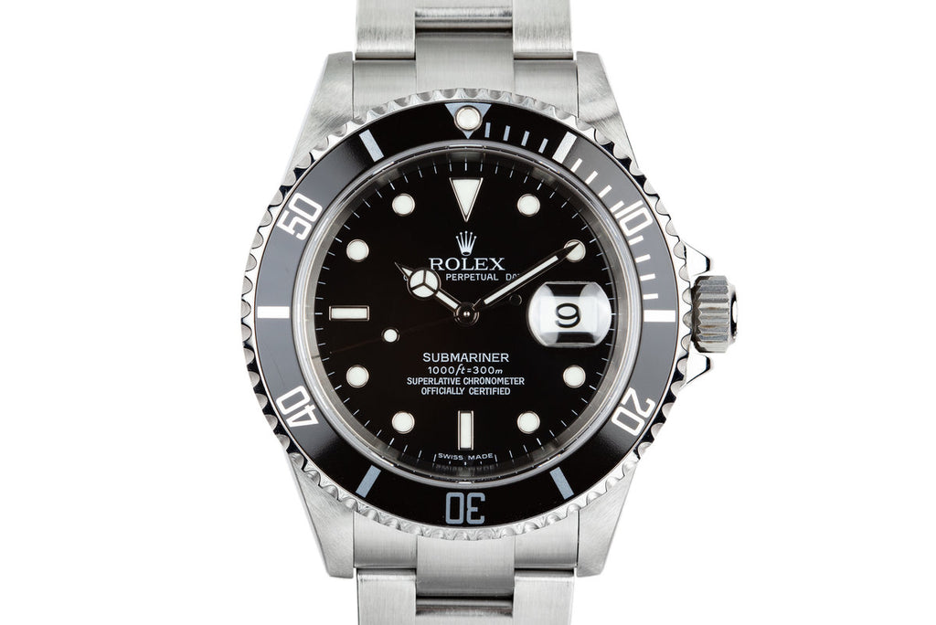 2006 Rolex Submariner 16610T with Service Papers