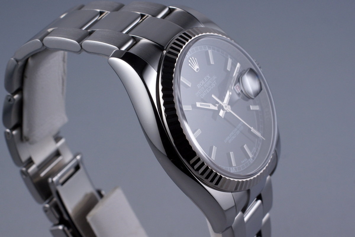 HQ Milton - 2006 Rolex DateJust 116234 Black Dial with Box