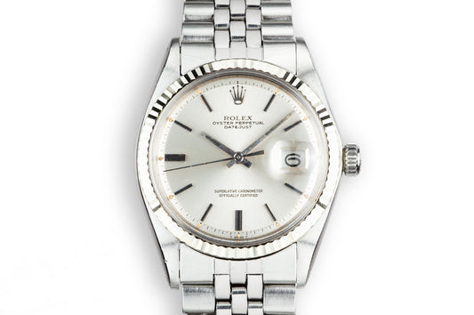 1973 Rolex DateJust 1601 Silver Dial