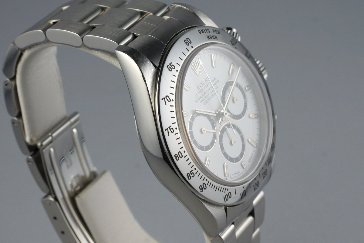 HQ Milton - 1989 Rolex SS Zenith Daytona 16520 White Dial