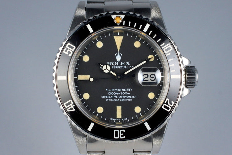 1981 Rolex Submariner 16800 Matte Dial