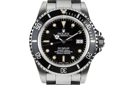 1983 Rolex Sea-Dweller 16660 with "Spider" Dial