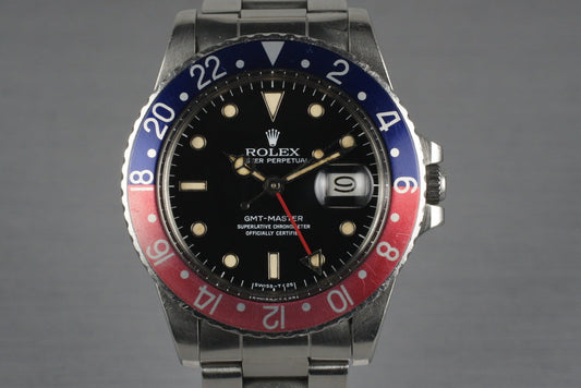 1984 Rolex GMT 16750 Non-Date Spider Dial