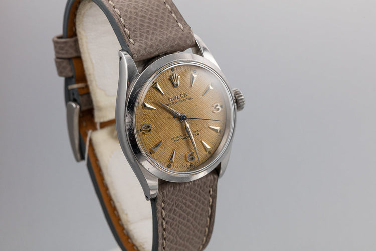 1955 Rolex Oyster Perpetual 6284 Waffle Dial with Service Papers