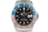 1971 Rolex GMT 1675 Mark I Dial with service papers