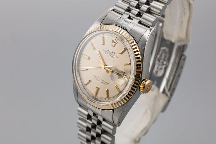 1969 Rolex Two-Tone DateJust 1601 Silver Dial