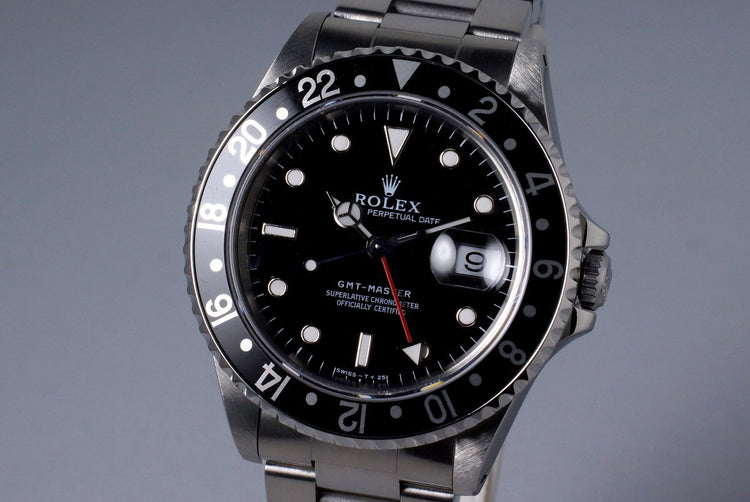 1996 Rolex GMT 16700 with Box and Papers
