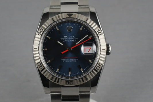 Rolex Datejust Turn-O-Graph 116264 with Blue Dial