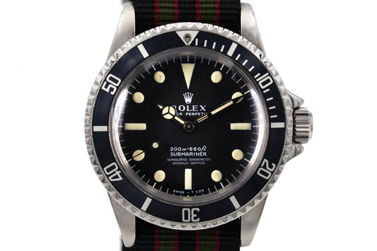 1967 Rolex Submariner 5512 4 Line Dial
