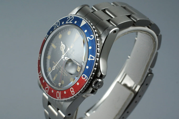 1965 Rolex GMT 1675 Glossy Gilt Dial