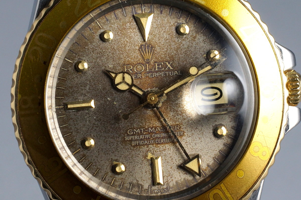 HQ Milton - 1980 Rolex Two Tone GMT 16753 with Tropical Root Beer
