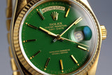 1979 YG Day-Date 18038 Green Stella Dial