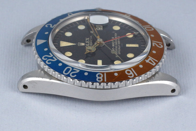 1963 Rolex GMT 1675 PCG Gilt UNDERLINE Dial