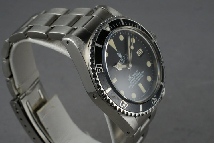 1981 Rolex Sea Dweller 1665 with Service Papers
