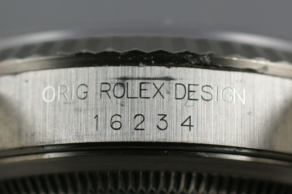 HQ Milton - Rolex Datejust 16234 with Gray Tapestry Dial
