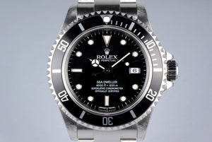 1999 Rolex Sea Dweller 16600