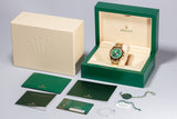 2020 Rolex 18K YG Daytona 116508 Green Dial with Box & Papers