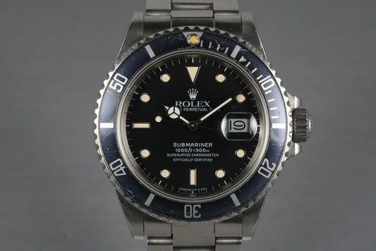1986 Rolex Submariner 16800