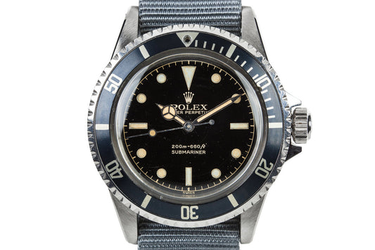 1962 Rolex Submariner 5512 PCG with Gilt Glossy Chapter Ring Dial