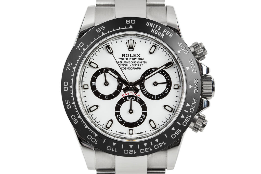 Rolex daytona white ceramic bezel Clearance