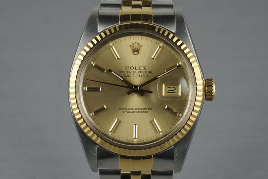 1986 Rolex Two Tone DateJust 16013