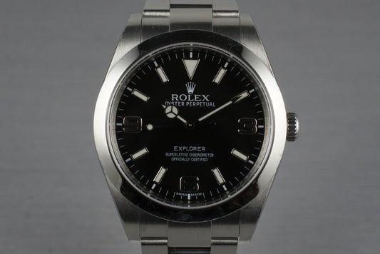 2010 Rolex Explorer 214270 with Box and Papers