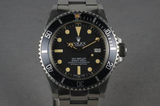 1983 Rolex Submariner 16660 Creamy Matte Dial