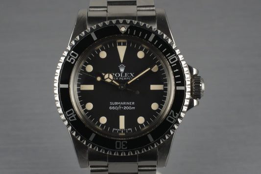 1978 Rolex Submariner 5513 with Mark 4 Maxi Dial