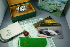 Rolex SS Zenith Daytona 16520 “white dial ” Box and Papers