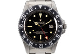 1963 Rolex GMT 1675 PCG Gilt Chapter Ring Dial