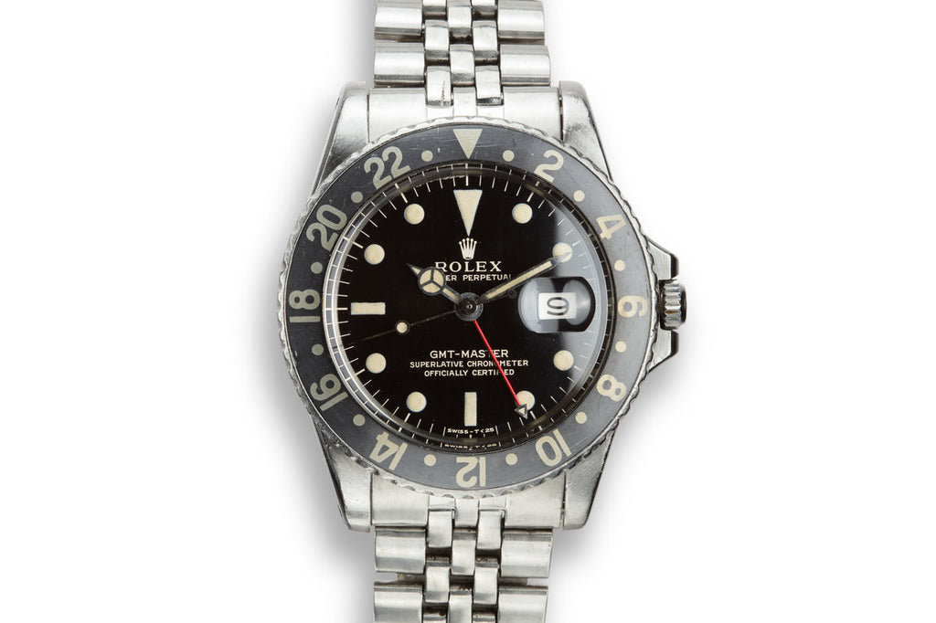 HQ Milton 1965 Rolex GMT-Master 1675 Gilt Dial with Faded Black