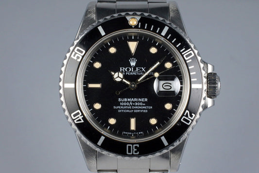 1986 Rolex Submariner 168000