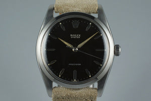 1961 Rolex Oyster Precision 6424 with Black Gilt Dial