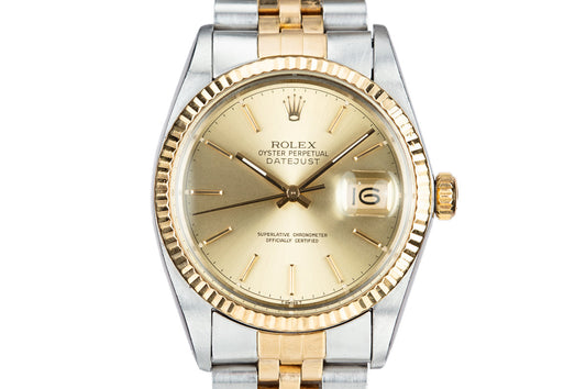 1981 Rolex Two-Tone DateJust 16013