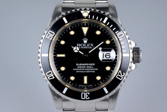 1990 Rolex Submariner 16610