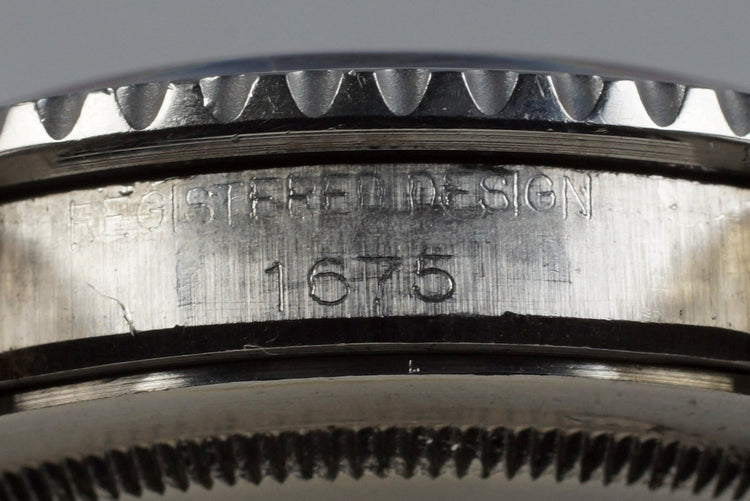 1967 Rolex GMT 1675 Mark I Dial with Fuchsia Bezel