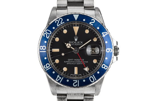 1977 Rolex GMT-Master 1675 Blueberry