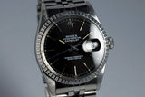 1985 Rolex DateJust 16030 with Glossy Black Dial