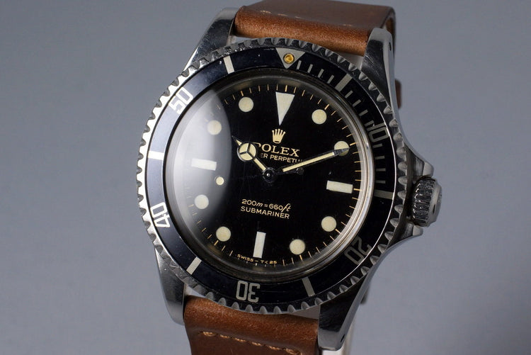 1966 Rolex Submariner 5513 with Gilt Bart Simpson Dial