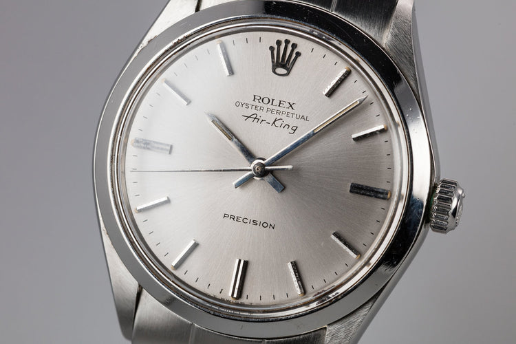 1970 Rolex Air-King 5500 with Grey "Ghost Dial"