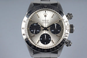 1972 Rolex Daytona 6265 Silver ROC Dial with Box and Papers