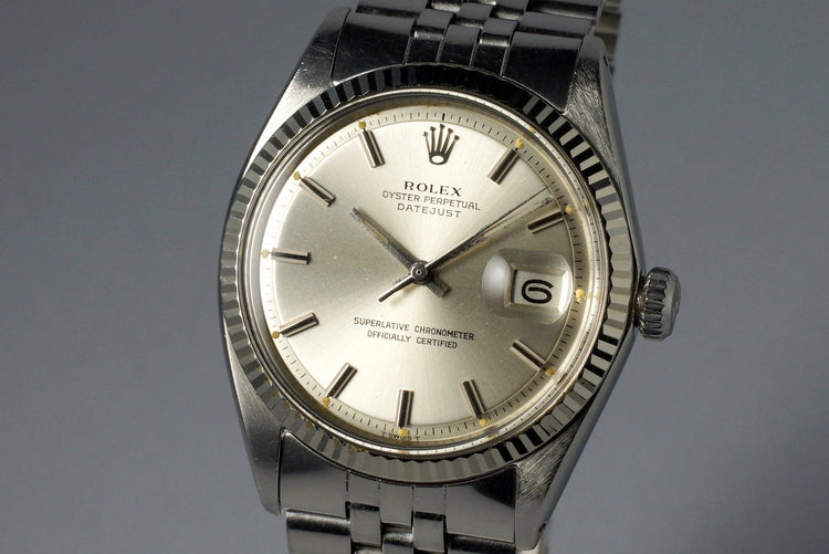 1972 Rolex Datejust 1601 Silver Dial