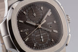 2018 Patek Philippe Nautilus Travel Time Chronograph 5990/1A Stainless Steel w/ Box and Papers