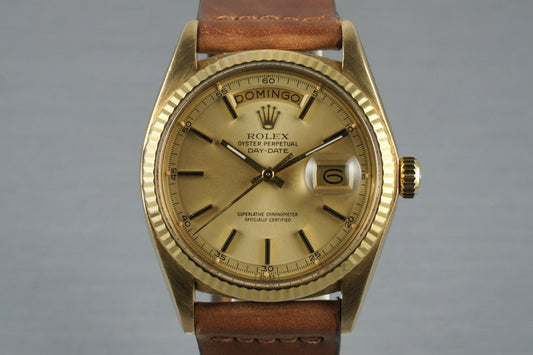 1975 Rolex YG Day-Date 1803