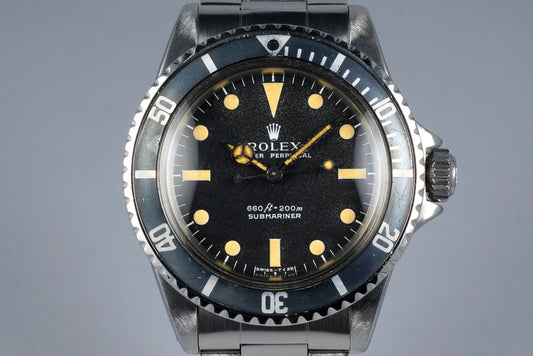1965 Rolex Submariner 5513 Serif Dial