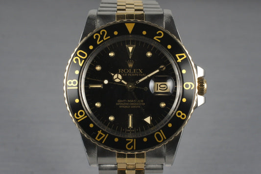 1979 Rolex Two Tone GMT 16753 with Box and Papers