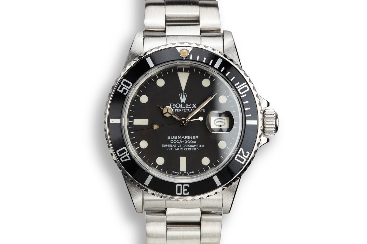 1980 Rolex Submariner 16800 Matte Dial