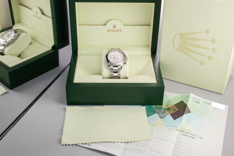 2006 Rolex Daytona 116520 White Dial with Box and Papers